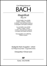 Magnificat SATB Choral Score cover